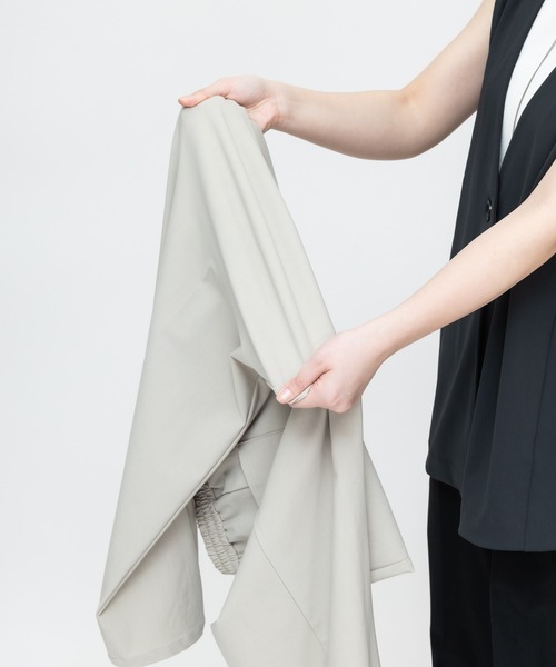 meeny miny(ミーニーマイニー)の「【meeny miny】【日本製/接触冷感/360°ストレッチ】【伸洗シリーズ】脚軽(あしかる)easyパンツ(その他パンツ・レディース・チャコールグレー/グレー/ブラック・SMALL/MEDIUM/LARGE)」の20枚目の写真