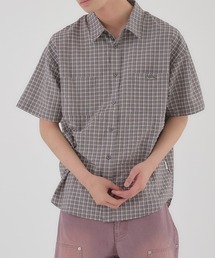 SEERSUCKER CHECK SHORT SLEEVE SHIRT/シアサッカーチェックショートスリーブシャツ