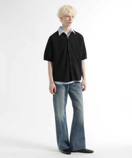 HARE(ハレ)の「リミナルストレートデニムパンツ(HARE)(デニムパンツ・メンズ・ネイビー/ブラック/グレー/ブルー・SMALL/MEDIUM/LARGE)」の12枚目の写真
