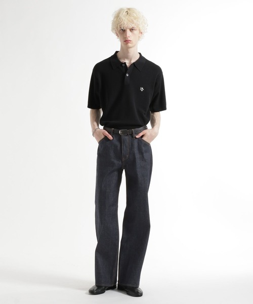 HARE(ハレ)の「リミナルストレートデニムパンツ(HARE)(デニムパンツ・メンズ・ネイビー/ブラック/グレー/ブルー・SMALL/MEDIUM/LARGE)」の15枚目の写真
