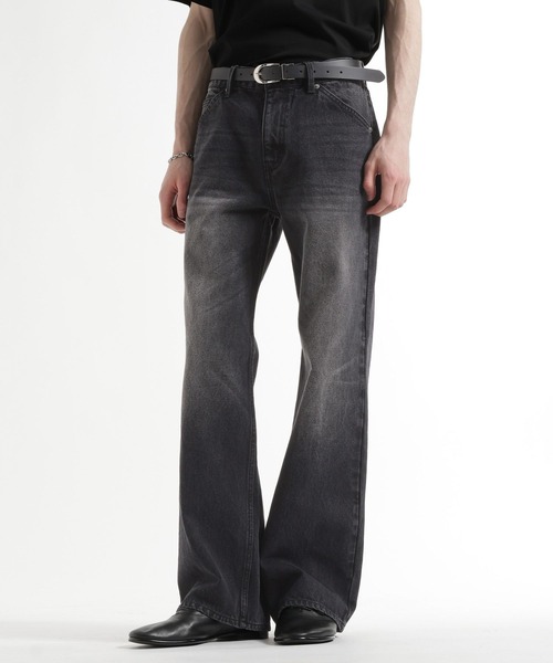 HARE(ハレ)の「リミナルストレートデニムパンツ(HARE)(デニムパンツ・メンズ・ネイビー/ブラック/グレー/ブルー・SMALL/MEDIUM/LARGE)」の17枚目の写真
