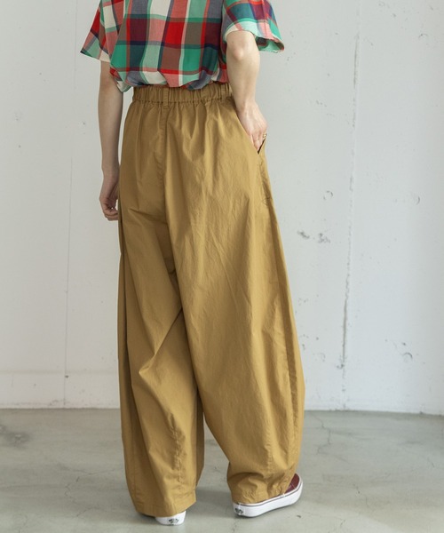 POU DOU DOU（プードゥドゥ）の「ボリュームタックパンツ（その他パンツ・レディース・ベージュ/ネイビー/インディゴブルー/ミント・3）」の20枚目の写真