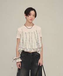 【eL】Made in India Stripe Cami/645468