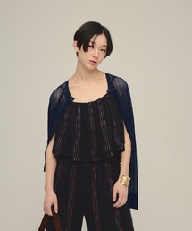 eL | 【eL】Made in India Stripe Cami/645468(キャミソール)