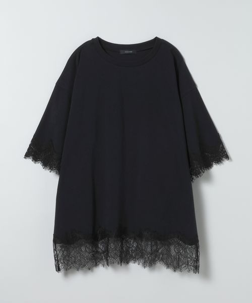 JEANASIS（ジーナシス）の「レーストリムキョウネンSS TEE/683783（Tシャツ/カットソー・レディース・ホワイト/ブラック/グレー系その他・FREE）」の13枚目の写真