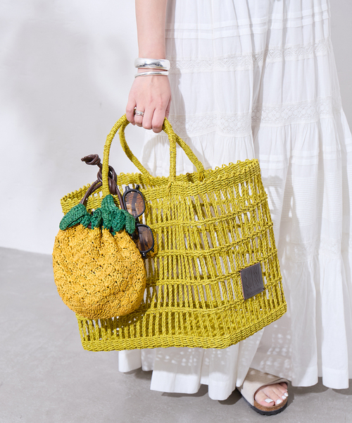 かごバッグ MARUCO 別注【VARNY × MARCOMONDE × JOURNAL STANDARD】 FRUITS BAG（かご