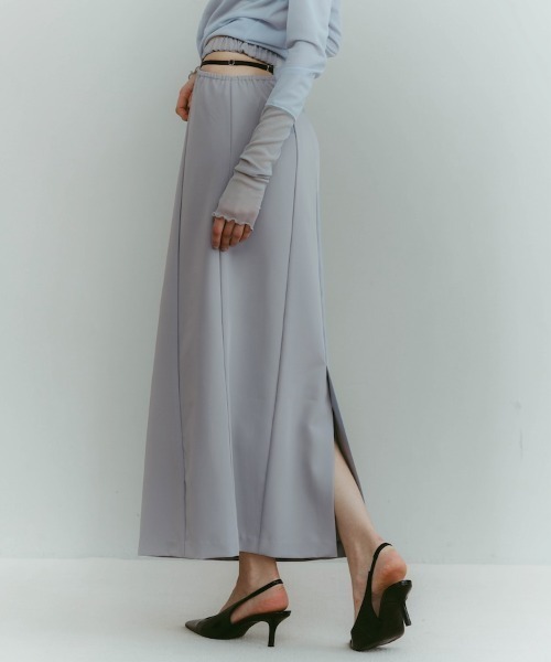 ILANIS(イラニス)の「Waist Cut Out Skirt(スカート・レディース・ライトブルー/ブラック/オフホワイト・FREE)」の3枚目の写真