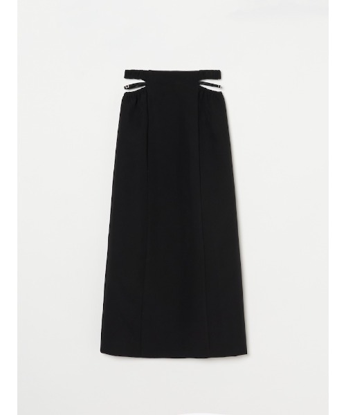 ILANIS(イラニス)の「Waist Cut Out Skirt(スカート・レディース・ライトブルー/ブラック/オフホワイト・FREE)」の12枚目の写真