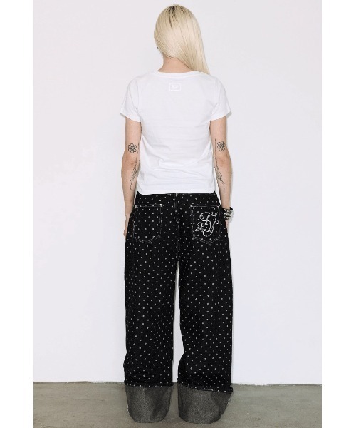 FANCY CLUB（ファンシークラブ）の「A'GEM/9 × .kom 『FANCY CLUB/ファンシークラブ』CLEF SYMBOL TEE/クレフシンボルTシャツ（Tシャツ/カットソー・レディース・ホワイト/ライトグリーン・FREE）」の8枚目の写真