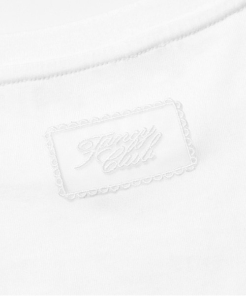 FANCY CLUB（ファンシークラブ）の「A'GEM/9 × .kom 『FANCY CLUB/ファンシークラブ』CLEF SYMBOL TEE/クレフシンボルTシャツ（Tシャツ/カットソー・レディース・ホワイト/ライトグリーン・FREE）」の17枚目の写真