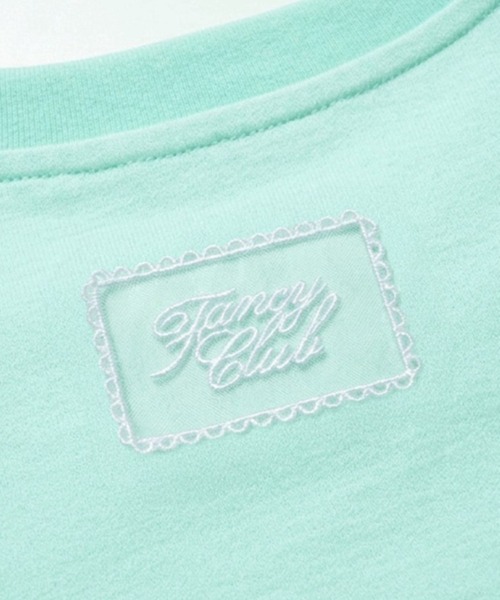 FANCY CLUB（ファンシークラブ）の「A'GEM/9 × .kom 『FANCY CLUB/ファンシークラブ』CLEF SYMBOL TEE/クレフシンボルTシャツ（Tシャツ/カットソー・レディース・ホワイト/ライトグリーン・FREE）」の21枚目の写真