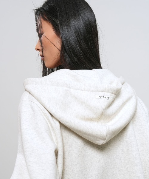 GENERAL IDEA（ジェネラルアイデア）の「【GENERAL IDEA】スナップフードジップアップパーカー / SNAP HOOD ZIP-UP（パーカー・レディース・オートミール/ネイビー/ライトグリーン・L/M/S）」の21枚目の写真