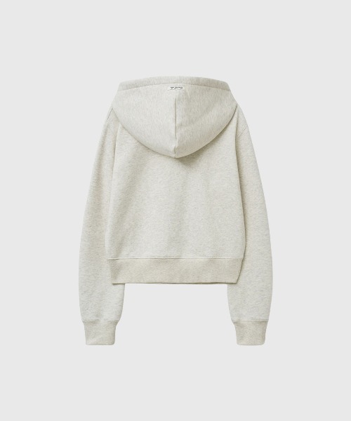 GENERAL IDEA（ジェネラルアイデア）の「【GENERAL IDEA】スナップフードジップアップパーカー / SNAP HOOD ZIP-UP（パーカー・レディース・オートミール/ネイビー/ライトグリーン・L/M/S）」の4枚目の写真