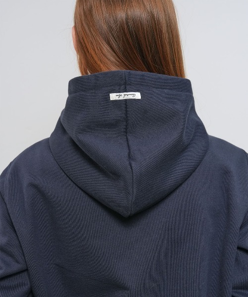 GENERAL IDEA（ジェネラルアイデア）の「【GENERAL IDEA】スナップフードジップアップパーカー / SNAP HOOD ZIP-UP（パーカー・レディース・オートミール/ネイビー/ライトグリーン・L/M/S）」の14枚目の写真