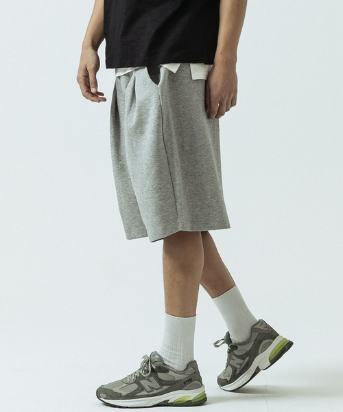 SLICK（スリック）の「【SLICK/スリック】Double Air Easy Buggy Short Pants/ダブルエアーイージーバギーショートパンツ（その他パンツ・メンズ・ブラック/ヘザーグレー・1/2/3）」の5枚目の写真