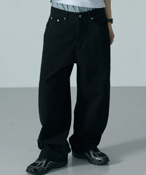 LXT（エルエックスティー）の「エッセンシャルコットンワイドカーブドチノパンツ[ブラック]（その他パンツ・メンズ・その他・X-LARGE/2XL/MEDIUM/LARGE）」の3枚目の写真