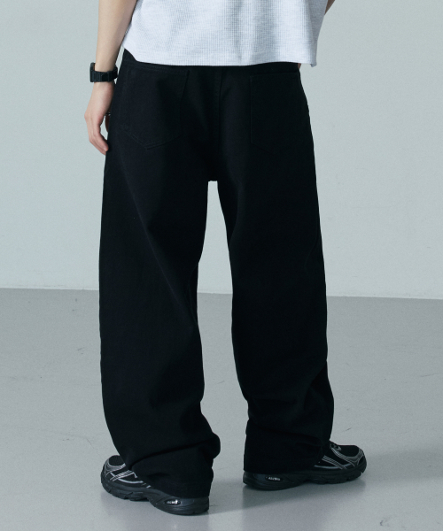 LXT（エルエックスティー）の「エッセンシャルコットンワイドカーブドチノパンツ[ブラック]（その他パンツ・メンズ・その他・X-LARGE/2XL/MEDIUM/LARGE）」の4枚目の写真