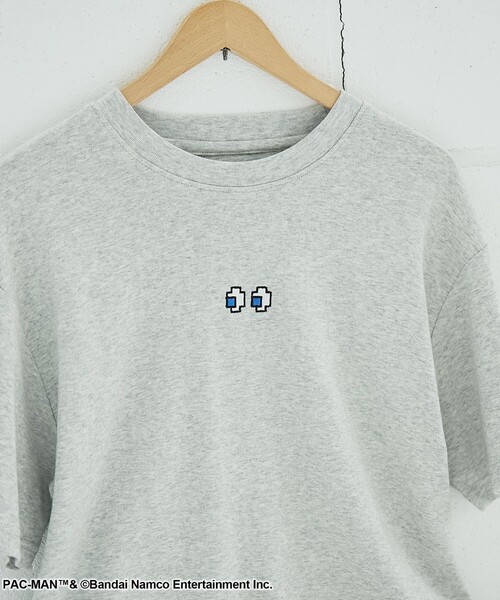 coen(コーエン)の「【PAC-MAN(パックマン)別注】EYEデザイン フライスコンパクト刺繍Tシャツ(Tシャツ/カットソー・レディース・ブラック/グレー/オフホワイト・L/M)」の16枚目の写真