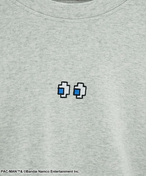 coen(コーエン)の「【PAC-MAN(パックマン)別注】EYEデザイン フライスコンパクト刺繍Tシャツ(Tシャツ/カットソー・レディース・ブラック/グレー/オフホワイト・L/M)」の17枚目の写真