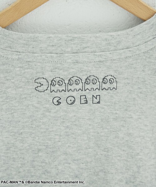 coen(コーエン)の「【PAC-MAN(パックマン)別注】EYEデザイン フライスコンパクト刺繍Tシャツ(Tシャツ/カットソー・レディース・ブラック/グレー/オフホワイト・L/M)」の19枚目の写真