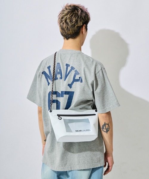ムラサキスポーツ（ムラサキスポーツ）の「DEAR LAUREL/ディアローレル ショルダーバッグ ポーチ HIGH&DRY PVC SHOULDER BAG DLA6S0571211（ショルダーバッグ・メンズ・ホワイト/ベージュ/ブラック・FREE）」の10枚目の写真