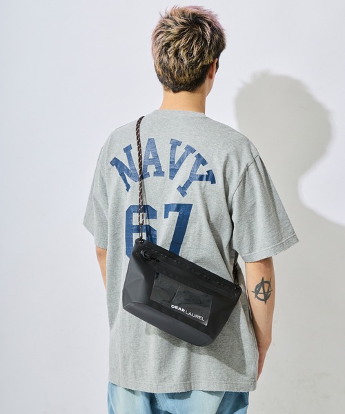 ムラサキスポーツ（ムラサキスポーツ）の「DEAR LAUREL/ディアローレル ショルダーバッグ ポーチ HIGH&DRY PVC SHOULDER BAG DLA6S0571211（ショルダーバッグ・メンズ・ホワイト/ベージュ/ブラック・FREE）」の12枚目の写真