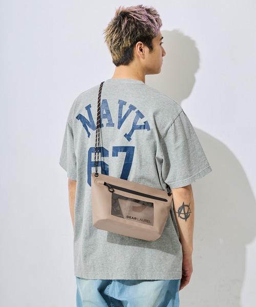 ムラサキスポーツ（ムラサキスポーツ）の「DEAR LAUREL/ディアローレル ショルダーバッグ ポーチ HIGH&DRY PVC SHOULDER BAG DLA6S0571211（ショルダーバッグ・メンズ・ホワイト/ベージュ/ブラック・FREE）」の14枚目の写真