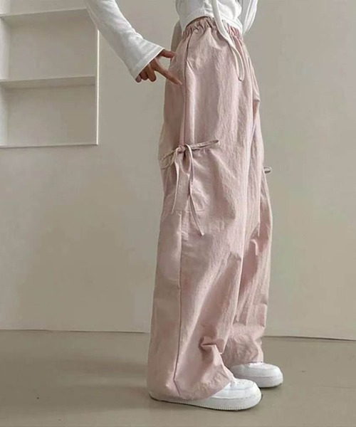 AsheKsha(アシクシャ)の「ワイドワークパンツ(その他パンツ・レディース・ピンク・F)」の7枚目の写真