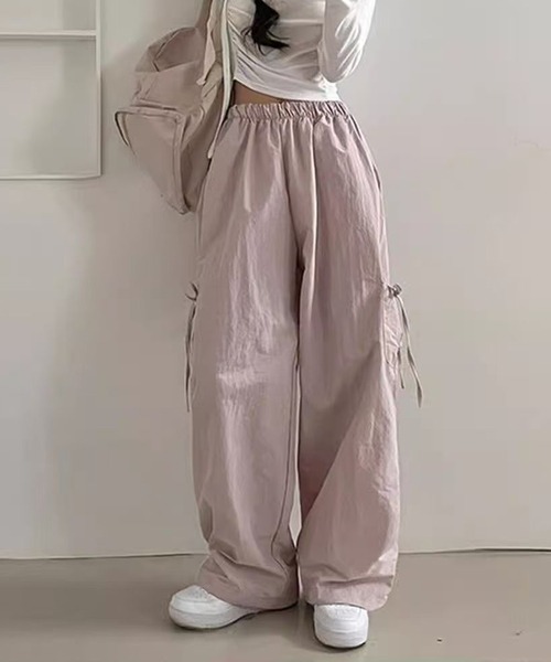 AsheKsha(アシクシャ)の「ワイドワークパンツ(その他パンツ・レディース・ピンク・F)」の10枚目の写真