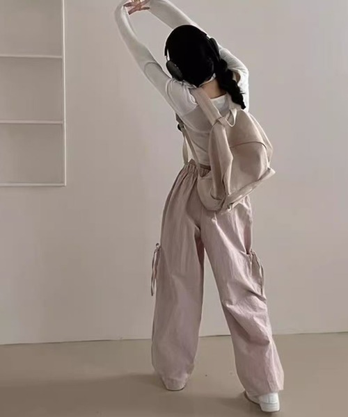 AsheKsha(アシクシャ)の「ワイドワークパンツ(その他パンツ・レディース・ピンク・F)」の11枚目の写真