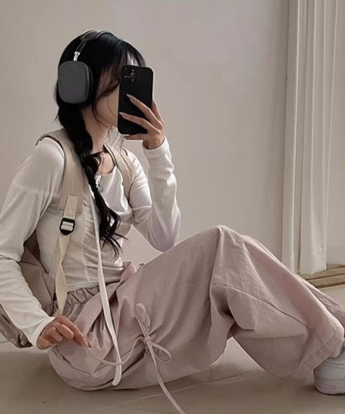 AsheKsha(アシクシャ)の「ワイドワークパンツ(その他パンツ・レディース・ピンク・F)」の12枚目の写真