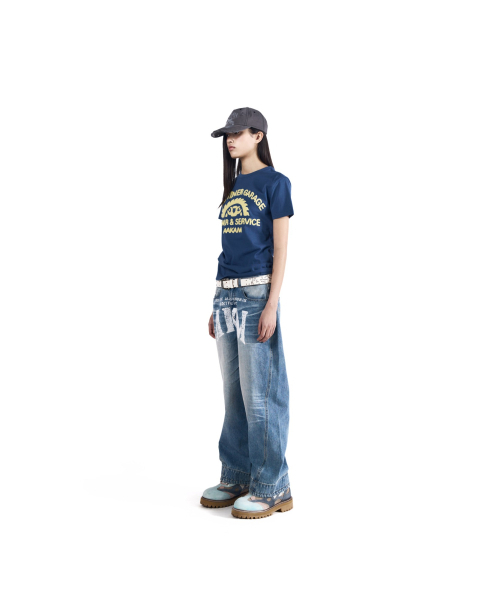AAKAM(アーカム)の「AKM Curved Denim Pants (Sky Blue)(デニムパンツ・レディース・その他・1/2)」の7枚目の写真