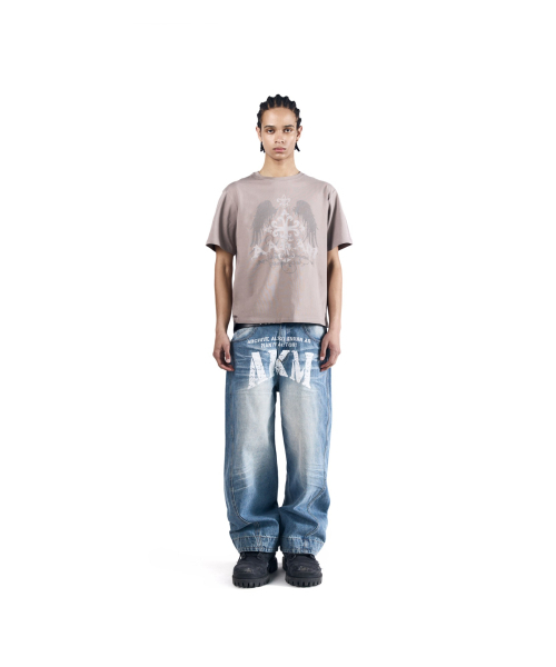 AAKAM(アーカム)の「AKM Curved Denim Pants (Sky Blue)(デニムパンツ・レディース・その他・1/2)」の11枚目の写真