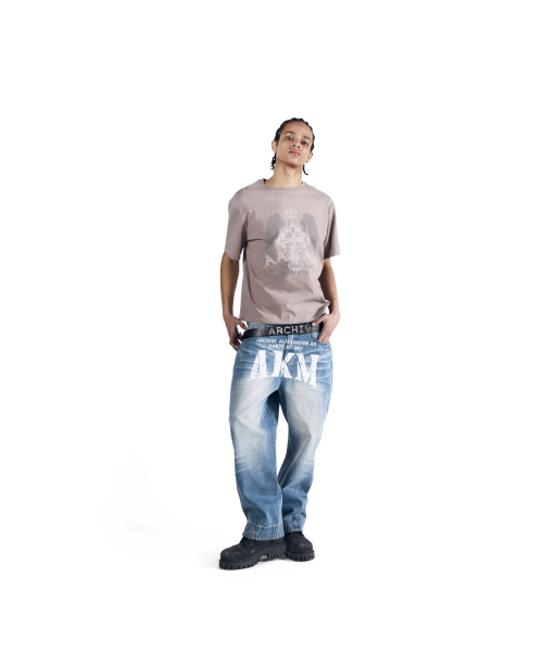 AAKAM(アーカム)の「AKM Curved Denim Pants (Sky Blue)(デニムパンツ・レディース・その他・1/2)」の13枚目の写真
