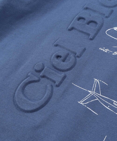 BeBe(ベベ)の「【JALコラボ】飛行機図面エンボス加工ロゴ半袖Tシャツ(Tシャツ/カットソー・キッズ・ブルー/ブラック・110cm/120cm/130cm/140cm)」の14枚目の写真
