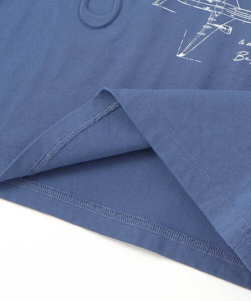 BeBe(ベベ)の「【JALコラボ】飛行機図面エンボス加工ロゴ半袖Tシャツ(Tシャツ/カットソー・キッズ・ブルー/ブラック・110cm/120cm/130cm/140cm)」の17枚目の写真