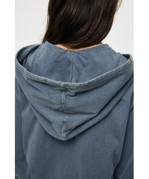 MOUSSY(マウジー)の「【セットアップ対応】GARMENT フ―ディー(パーカー・レディース・ブルー/ライトブラック・FREE)」の10枚目の写真