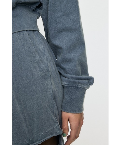 MOUSSY(マウジー)の「【セットアップ対応】GARMENT フ―ディー(パーカー・レディース・ブルー/ライトブラック・FREE)」の12枚目の写真