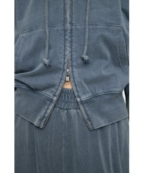 MOUSSY(マウジー)の「【セットアップ対応】GARMENT フ―ディー(パーカー・レディース・ブルー/ライトブラック・FREE)」の13枚目の写真