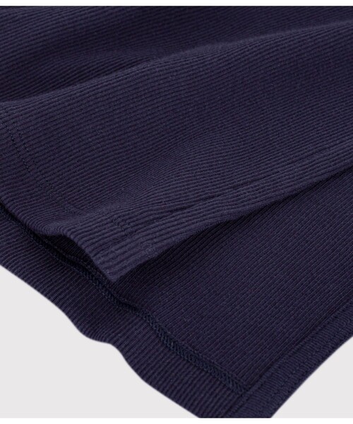 PETIT BATEAU（プチバトー）の「2×2リブ編み ノースリーブワンピース（ワンピース・レディース・ネイビー・XX-SMALL/X-SMALL/SMALL/MEDIUM/LARGE）」の6枚目の写真