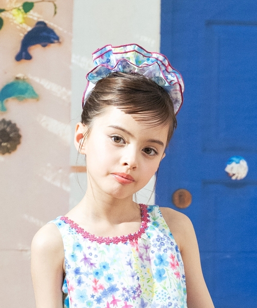 セール】風をまとう Resort Floral シュシュ（その他ヘアアクセサリー