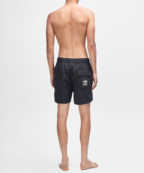 DEUS EX MACHINA（デウスエクスマキナ）の「SERVICE SWIM SHORT（水着・メンズ・ブラック/レッド/ブルー・S/M/L）」の9枚目の写真