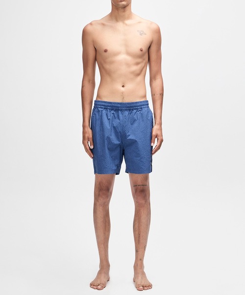 DEUS EX MACHINA（デウスエクスマキナ）の「SERVICE SWIM SHORT（水着・メンズ・ブラック/レッド/ブルー・S/M/L）」の7枚目の写真