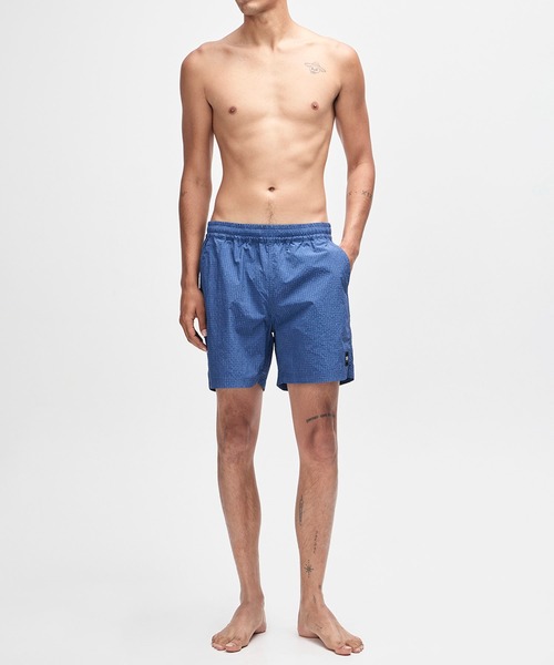 DEUS EX MACHINA（デウスエクスマキナ）の「SERVICE SWIM SHORT（水着・メンズ・ブラック/レッド/ブルー・S/M/L）」の6枚目の写真