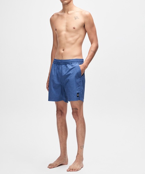 DEUS EX MACHINA（デウスエクスマキナ）の「SERVICE SWIM SHORT（水着・メンズ・ブラック/レッド/ブルー・S/M/L）」の5枚目の写真