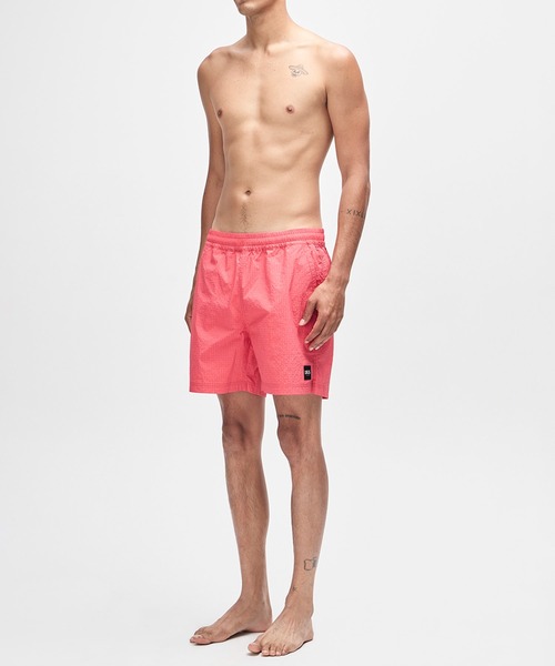DEUS EX MACHINA（デウスエクスマキナ）の「SERVICE SWIM SHORT（水着・メンズ・ブラック/レッド/ブルー・S/M/L）」の15枚目の写真
