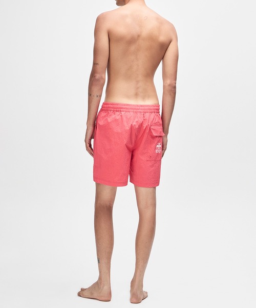 DEUS EX MACHINA（デウスエクスマキナ）の「SERVICE SWIM SHORT（水着・メンズ・ブラック/レッド/ブルー・S/M/L）」の14枚目の写真