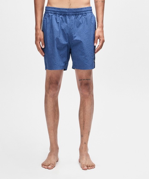 DEUS EX MACHINA(デウスエクスマキナ)の「SERVICE SWIM SHORT スイムショーツ レギュラーフィット(水着・メンズ・ブラック/レッド/ブルー・S/M/L)」の5枚目の写真