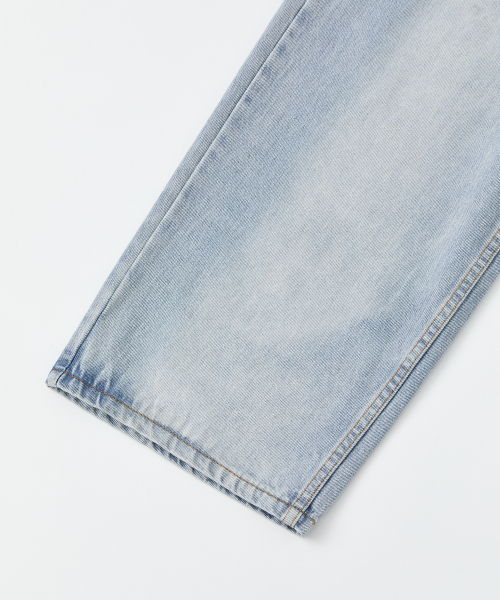 RAIMENT(レイメント)の「今シーズン サンドウォッシング ワイドデニムパンツ_薄い青(デニムパンツ・レディース・その他・SMALL/MEDIUM/LARGE/X-LARGE)」の7枚目の写真