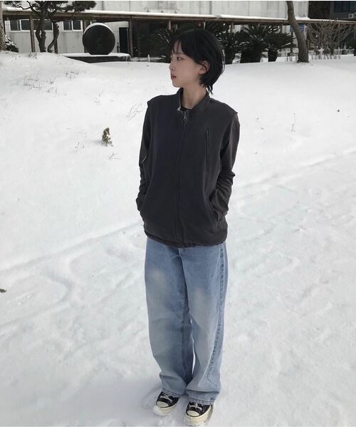 RAIMENT(レイメント)の「今シーズン サンドウォッシング ワイドデニムパンツ_薄い青(デニムパンツ・レディース・その他・SMALL/MEDIUM/LARGE/X-LARGE)」の12枚目の写真